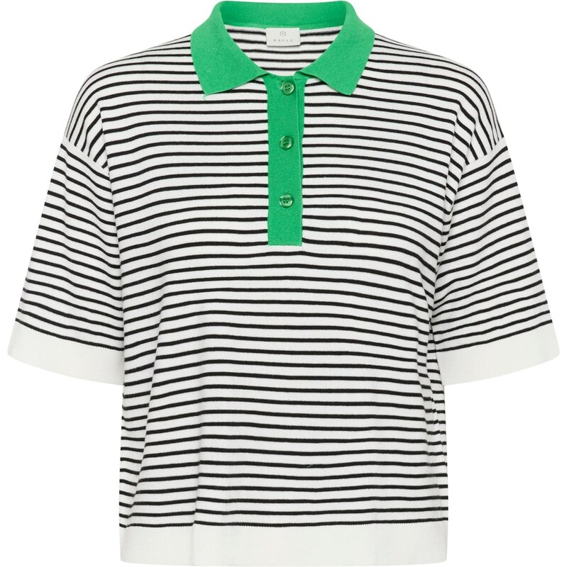 Kaffe Sveter KAlizza zelená / čierna / biela 68295798