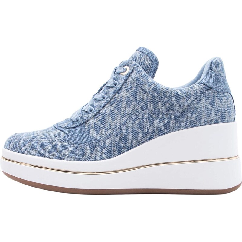 MICHAEL Michael Kors Nízke tenisky EMMY modrosivá / modrá denim 68295792