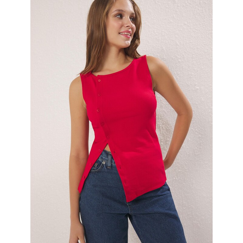 Trendyol Top červená 68295803