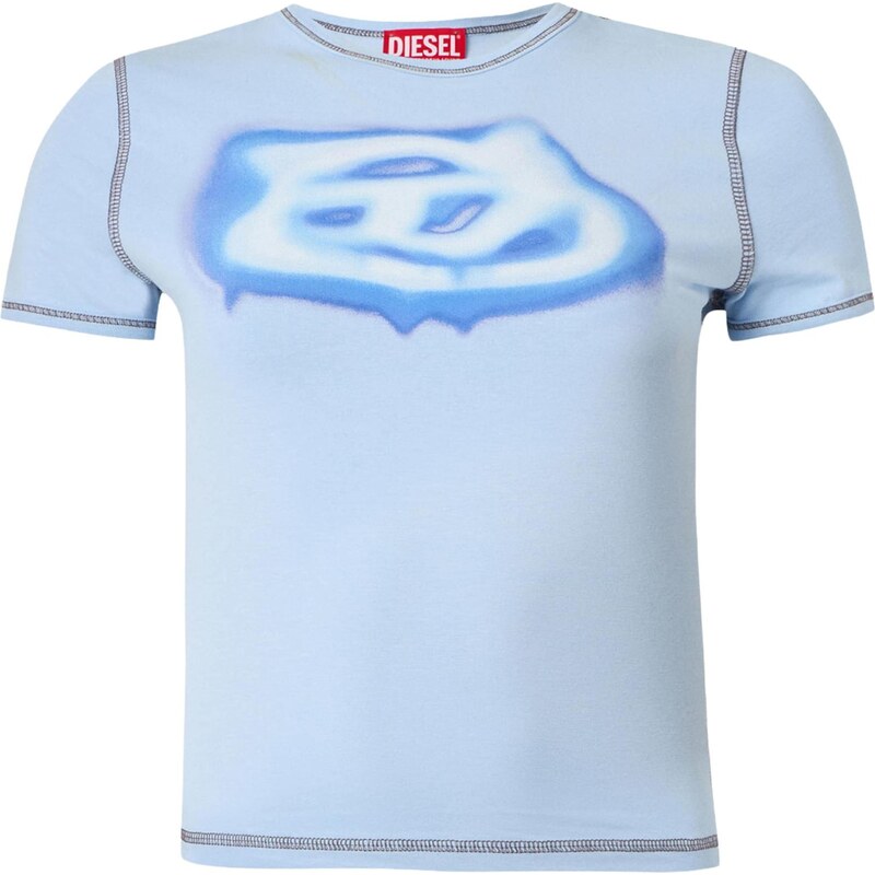 DIESEL Tričko modrá / pastelovo modrá / svetlomodrá 68295850