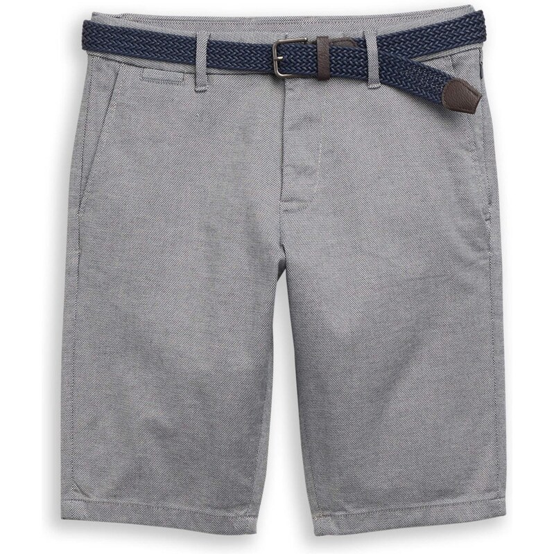 TOM TAILOR Chino nohavice námornícka modrá / biela 68295918