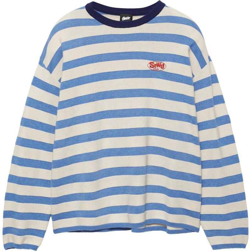 Pull&Bear Sveter STWD svetlomodrá / biela 68295900