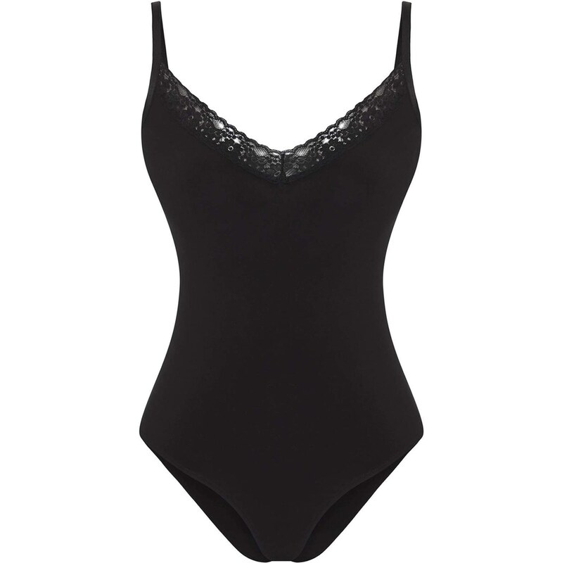 Trendyol Košeľové body čierna 68295908