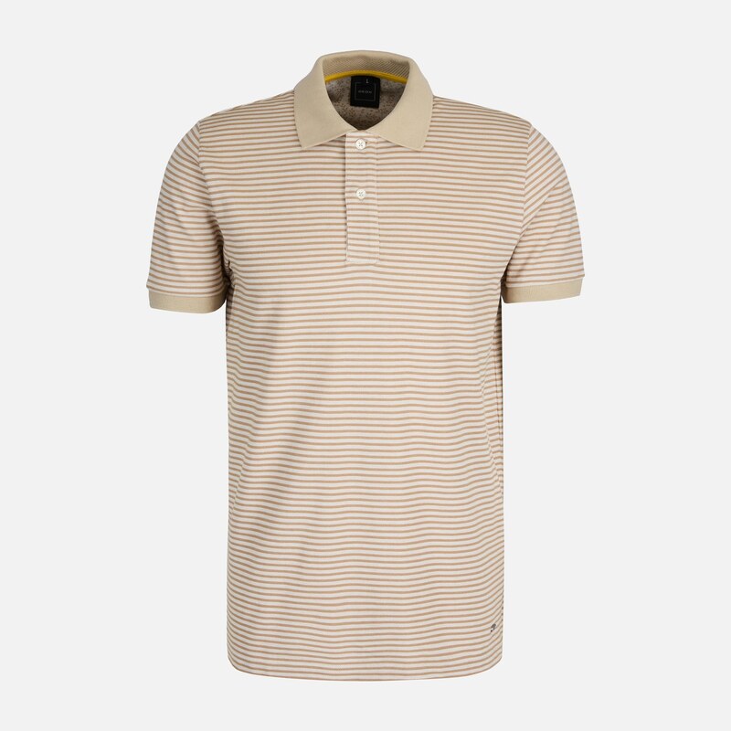 Béžové pánske polo tričko Geox 68296535