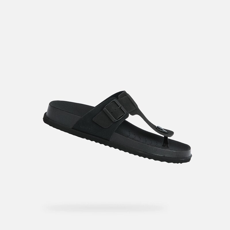 E-shop Čierne pánske papuče Geox Parnaiba
