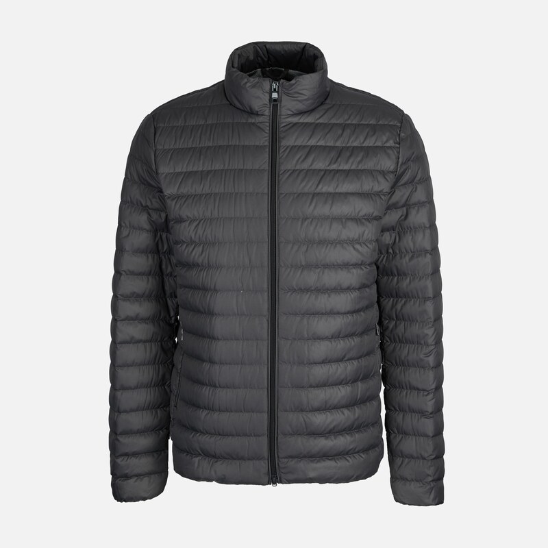 Šedá pánska páperová bunda Geox Warrens 68296564