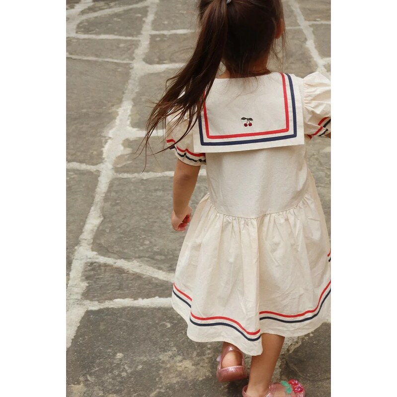 Dievčenské bavlnené šaty Konges Sløjd ALLIE DRESS GOTS 68296724