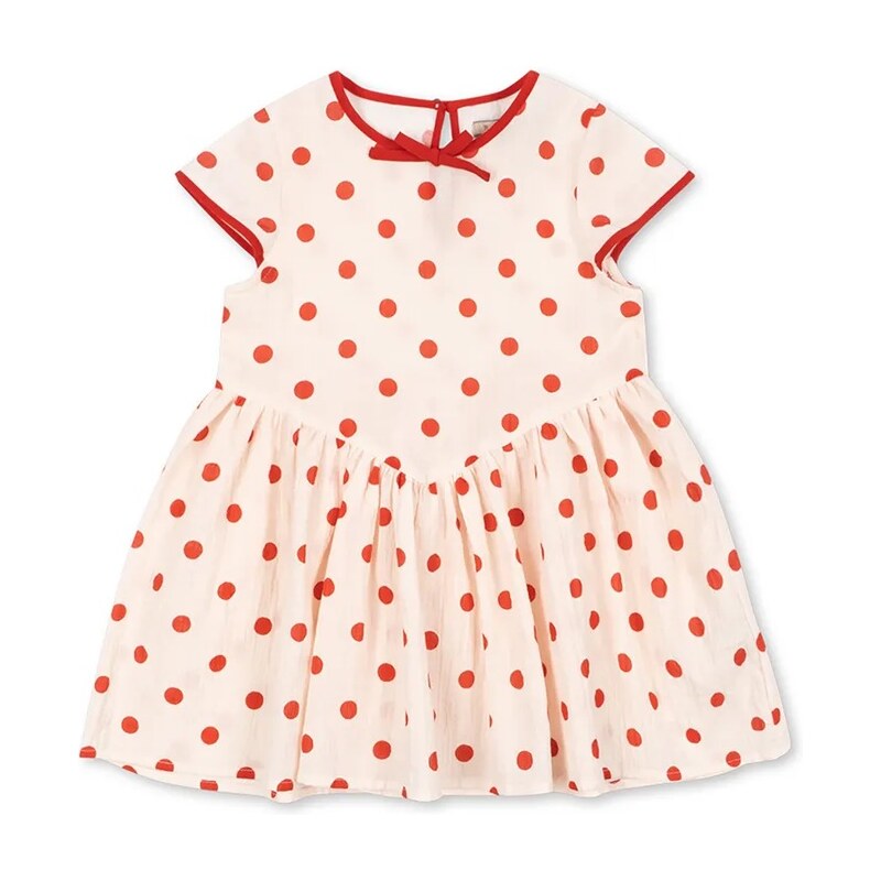 Dievčenské bavlnené šaty Konges Sløjd VIVO DRESS GOTS 68296731