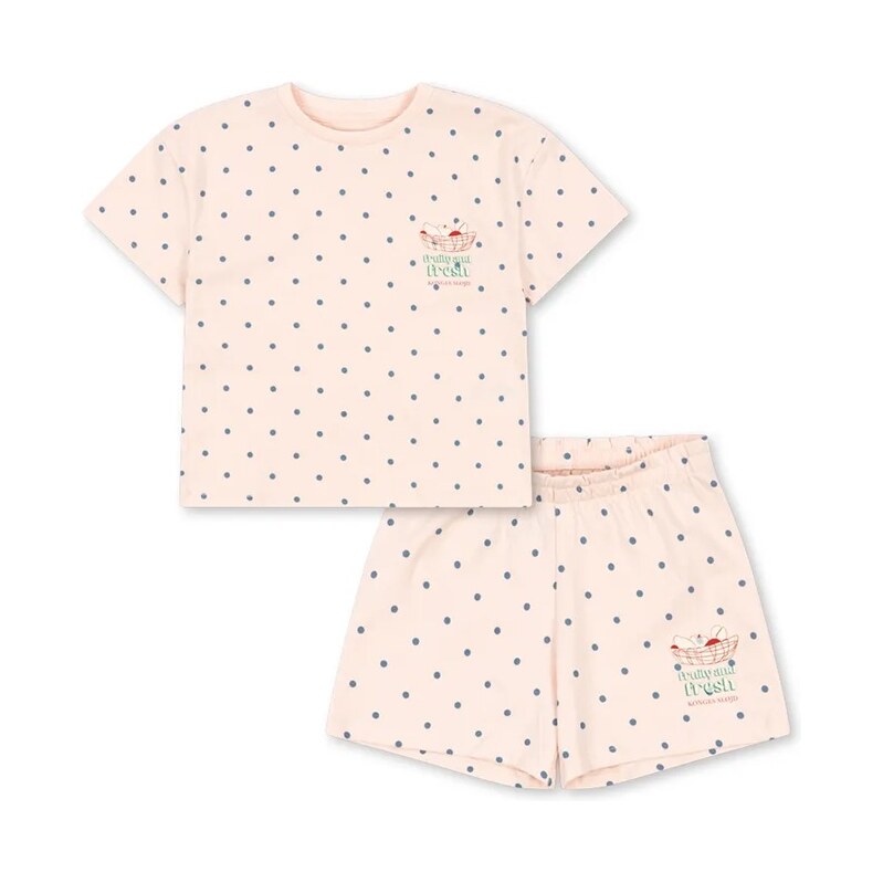 Detská bavlnená súprava Konges Sløjd LIN TEE SET GOTS 68296733