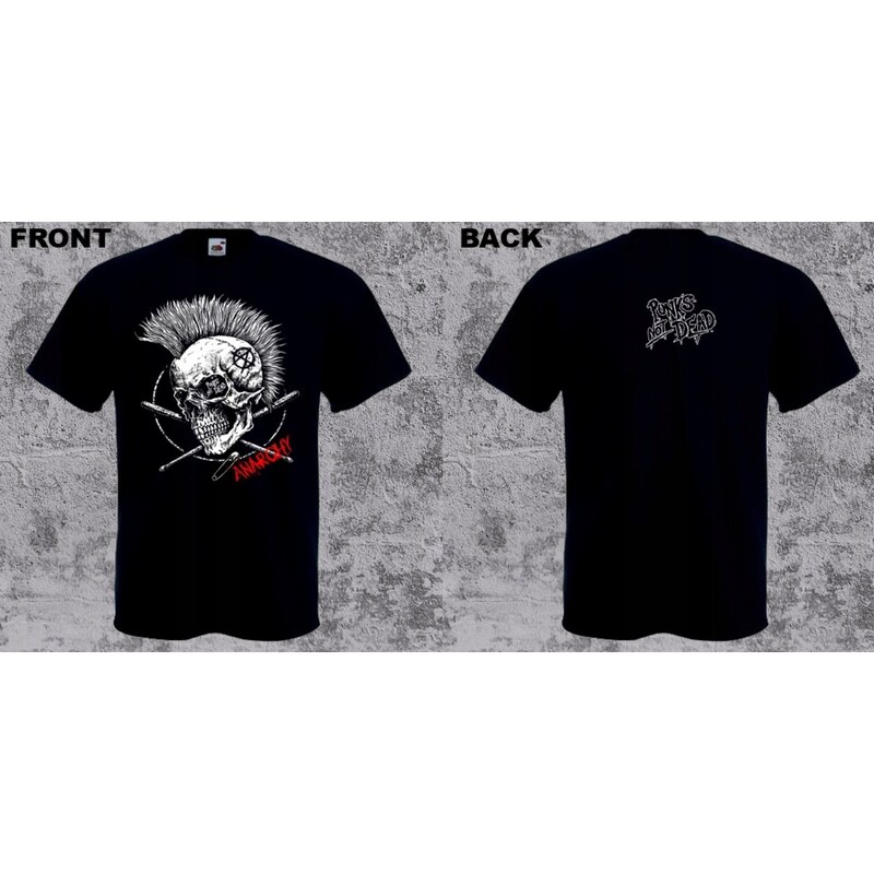 Fruit of the Loom Anarchy - Skull (tričko) 68297017