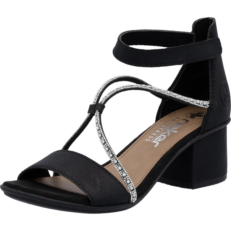 Rieker Remienkové sandále čierna 68298470