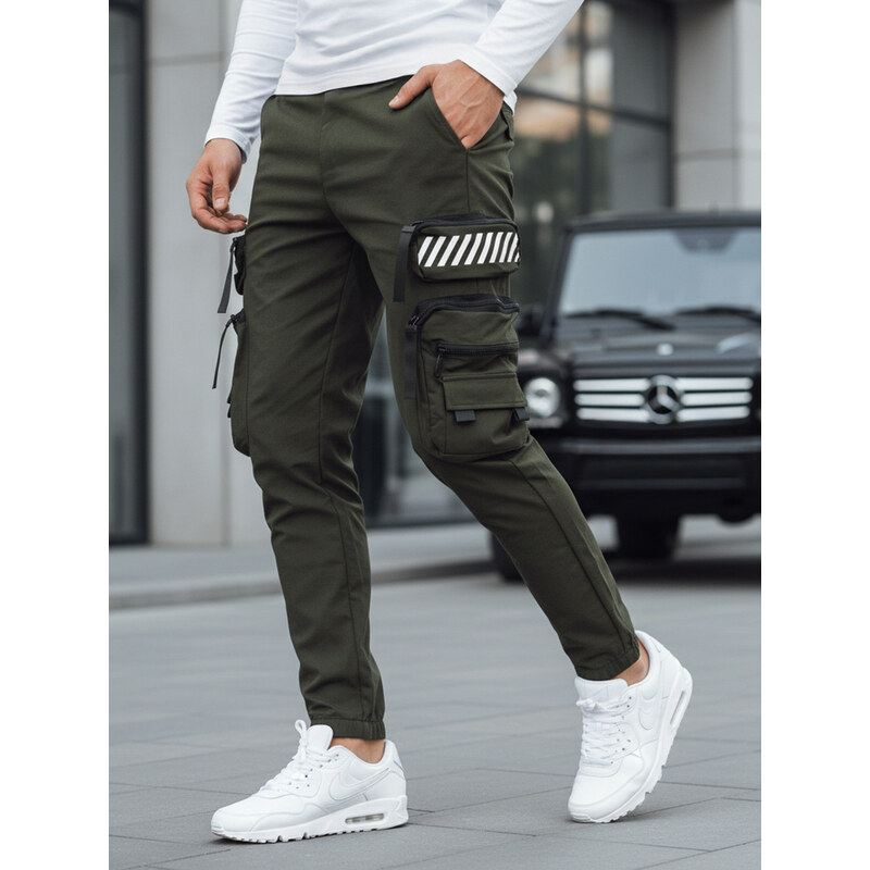BASIC Khaki cargo tepláky UX4160 49672048