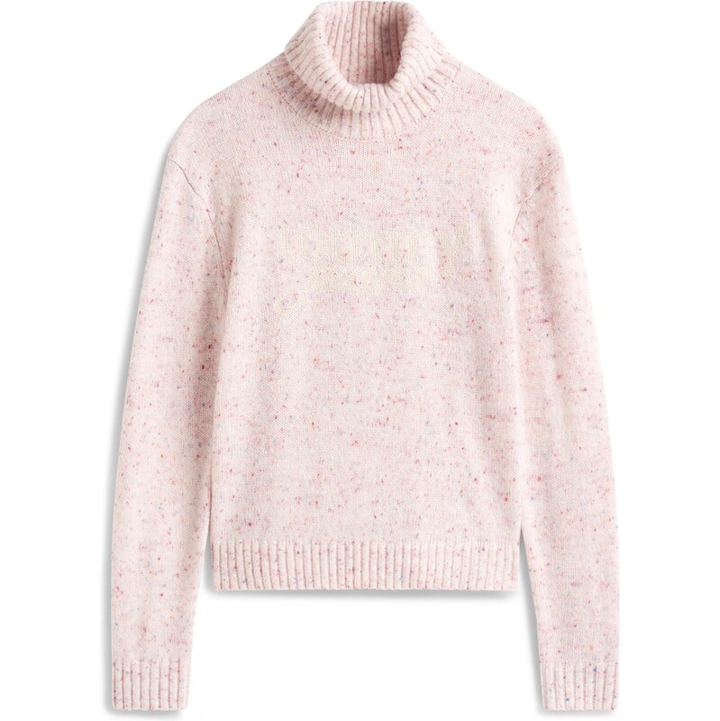 Tommy Jeans Sveter kráľovská modrá / rosé / svetločervená / šedobiela 68363723