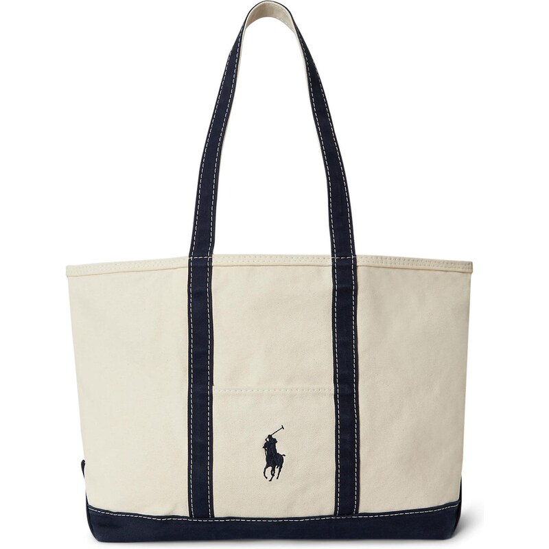 Polo Ralph Lauren Shopper krémová / námornícka modrá 68298511