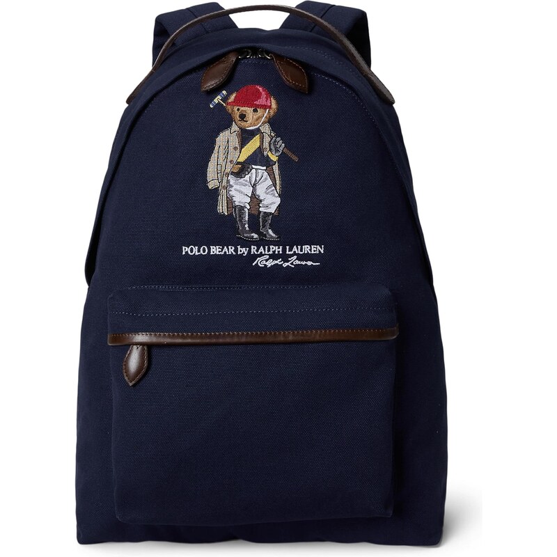 Polo Ralph Lauren Batoh námornícka modrá / karamelová / tmavohnedá / 68298528