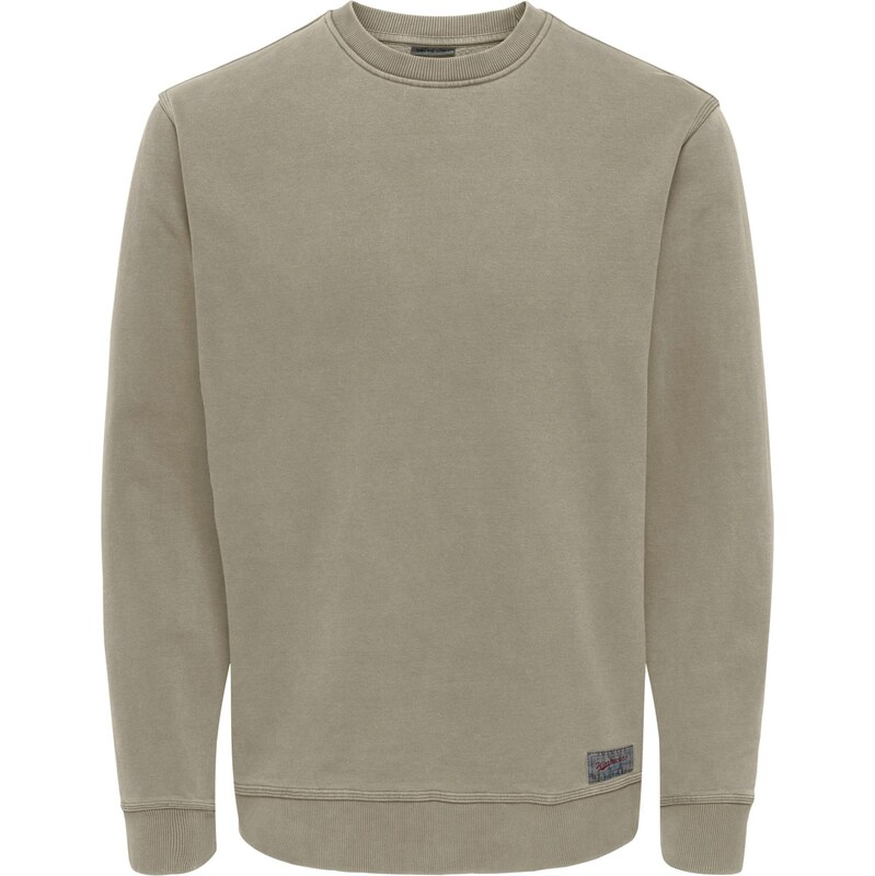 Only & Sons Mikina ONSBROCK sivá 68298596