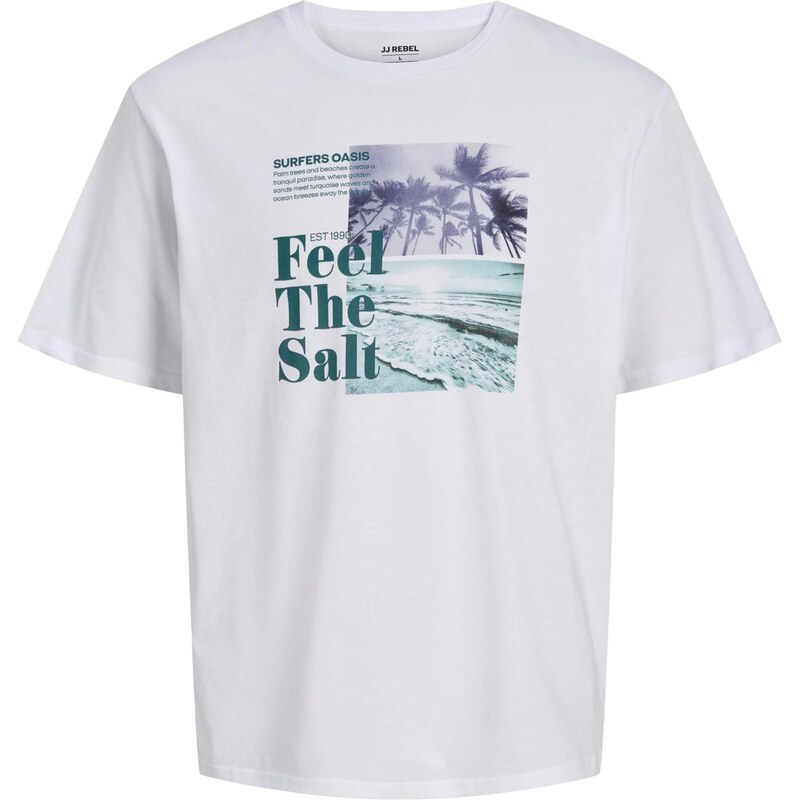 JJ Rebel Tričko JREBMILES vodová / smaragdová / fialová / biela 68298679