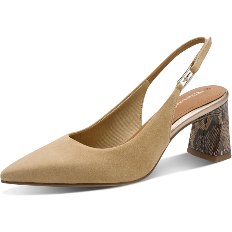 Tamaris Lodičky s otvorenou pätou svetlohnedá 68298717