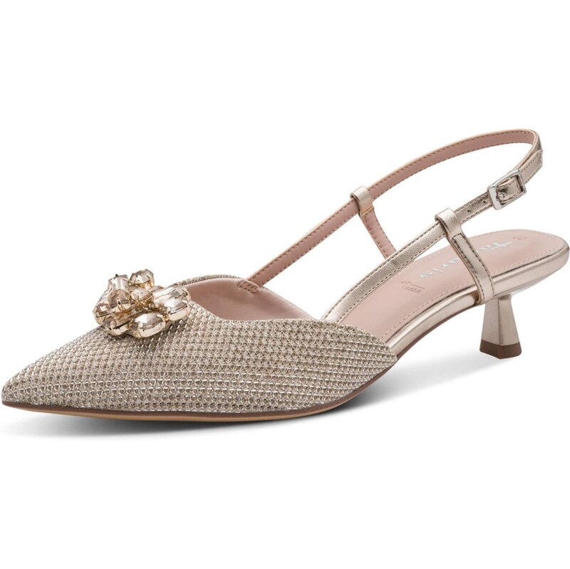 Tamaris Lodičky s otvorenou pätou zlatá 68298721