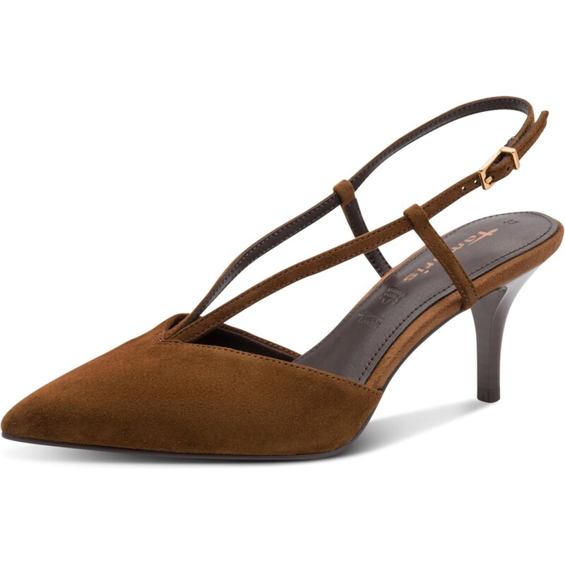 Tamaris Lodičky s otvorenou pätou hnedá 68298727