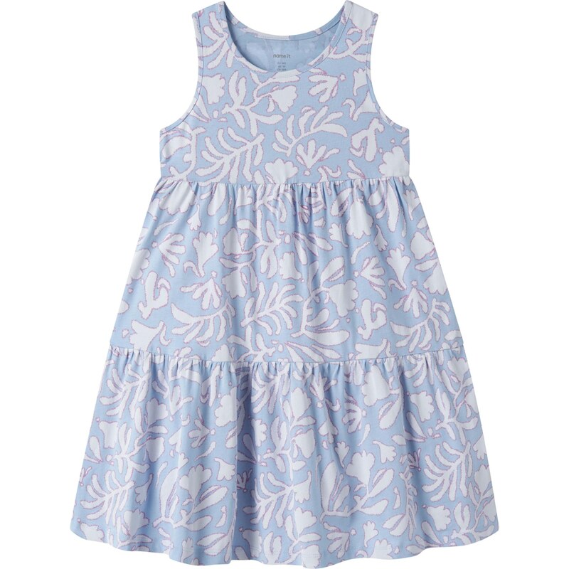 NAME IT Šaty NKFVIGGA svetlomodrá / sivá / fialová 68298787