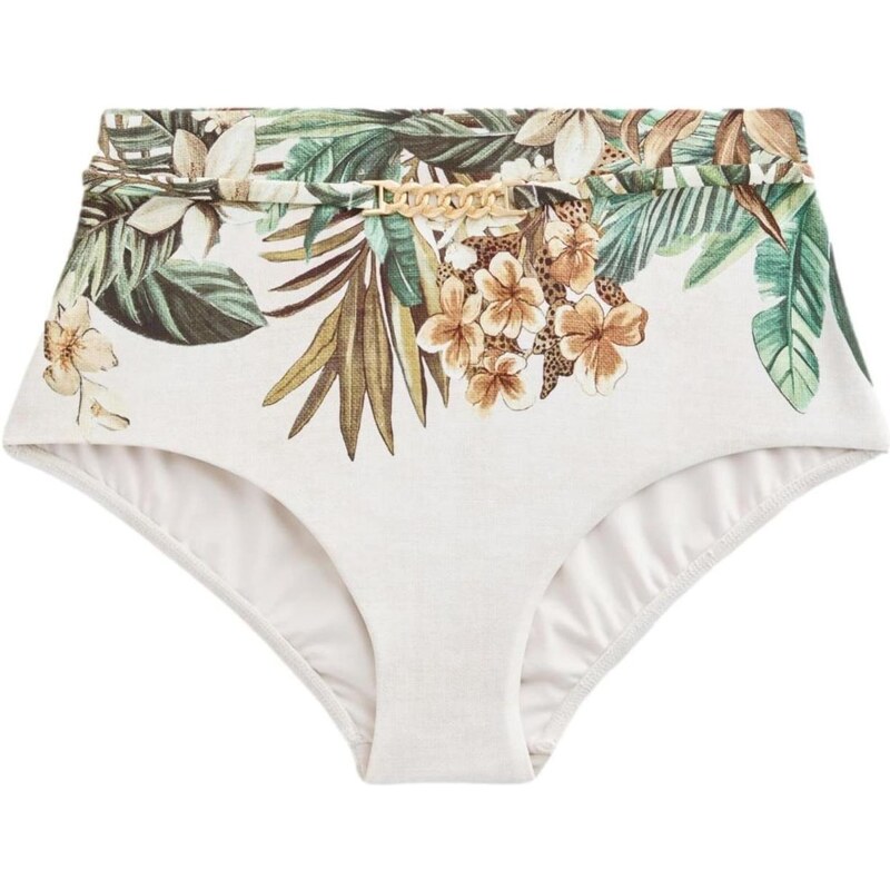 Next Bikinové nohavičky hnedá / zelená / biela 68298848