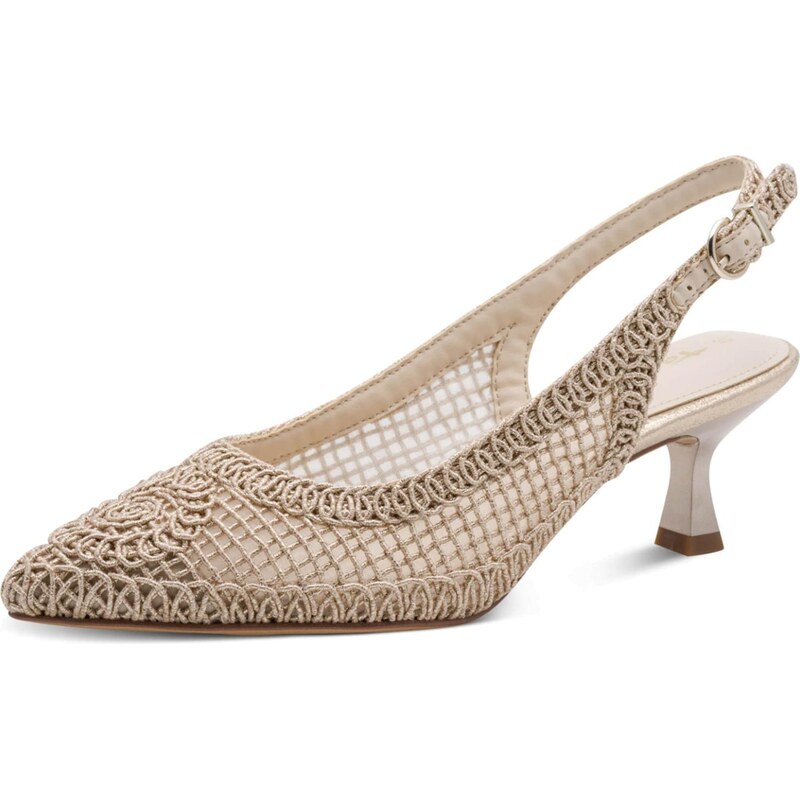 Tamaris Lodičky s otvorenou pätou zlatá 68298886