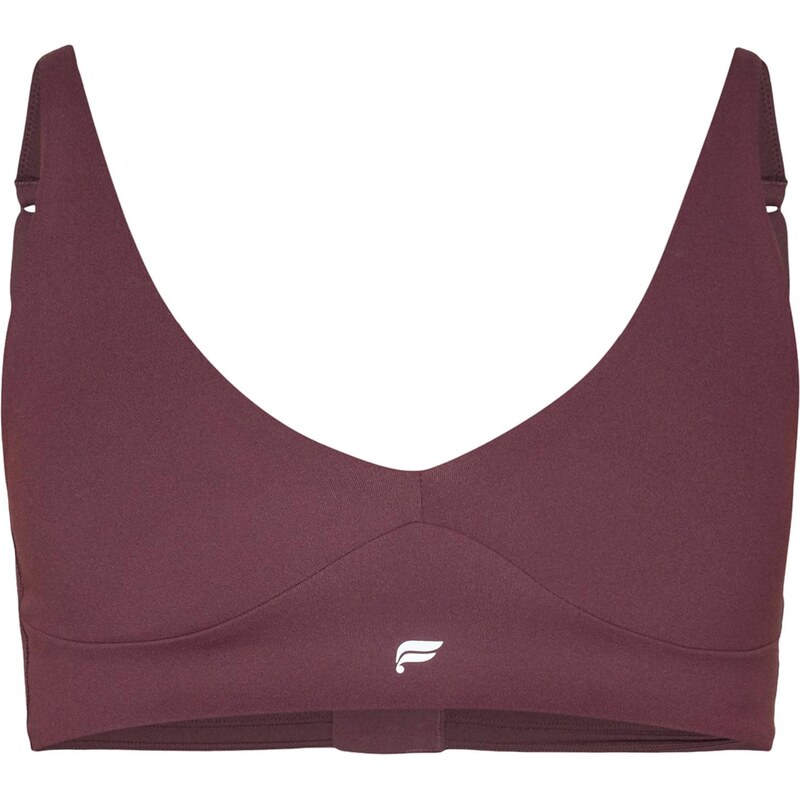 Fabletics Športová podprsenka PURELUXE burgundská / biela 68298895