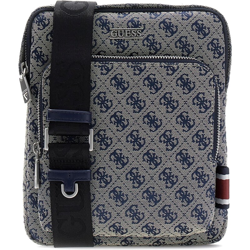 GUESS Taška cez rameno Boston tmavobéžová / námornícka modrá 68298896