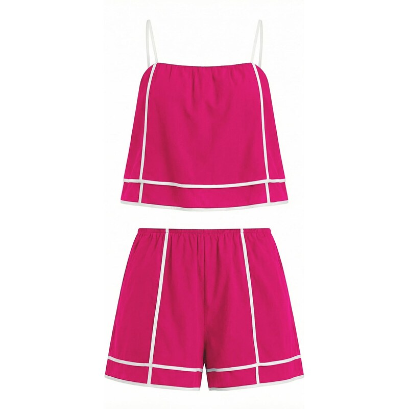 Imily Bela Nohavicový kostým červená / biela 68298948