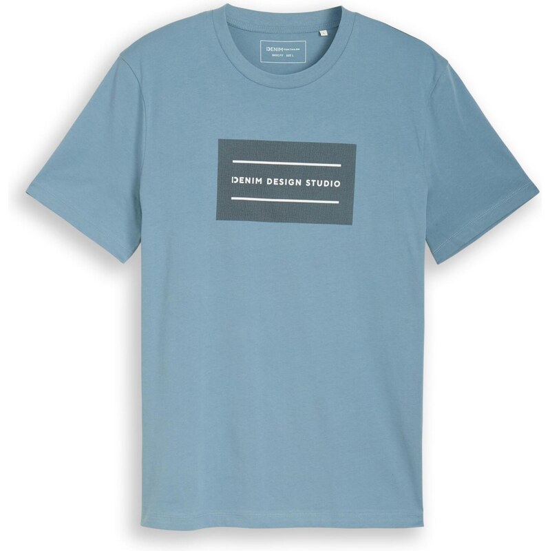 TOM TAILOR DENIM Tričko opálová / čierna / šedobiela 68299036