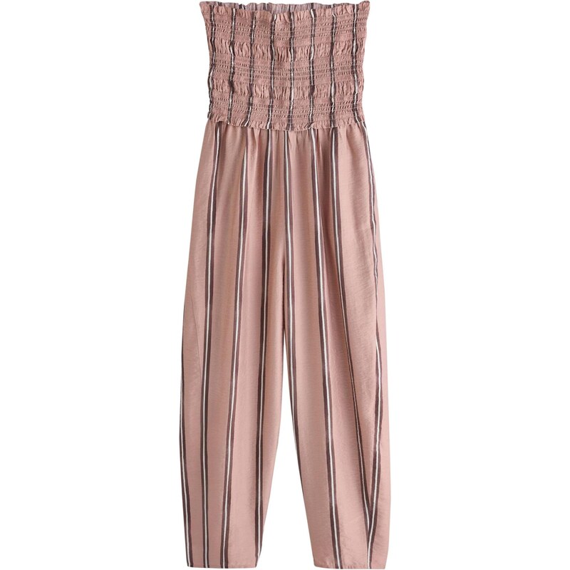 Next Overal hnedá / ružová / biela 68299090