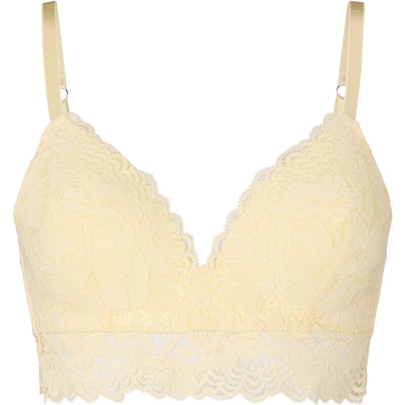 Hunkemöller Podprsenka Andrea pastelovo žltá 68299118