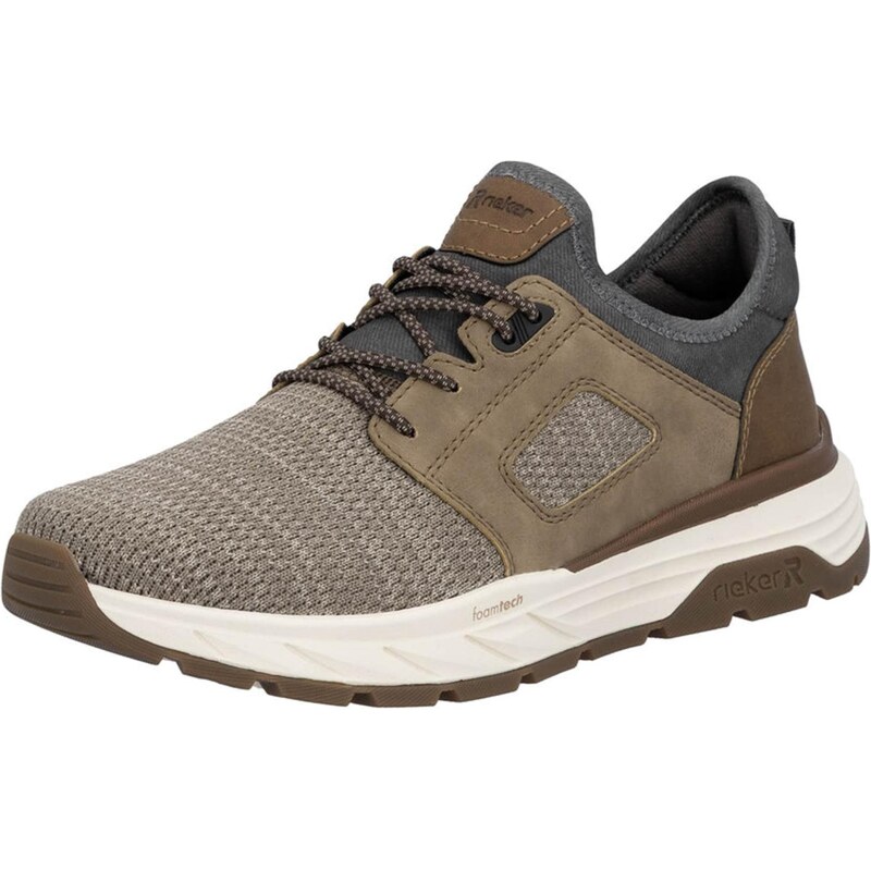 Rieker Nízke tenisky hnedá / tmavošedá / tmavosivá 68299113