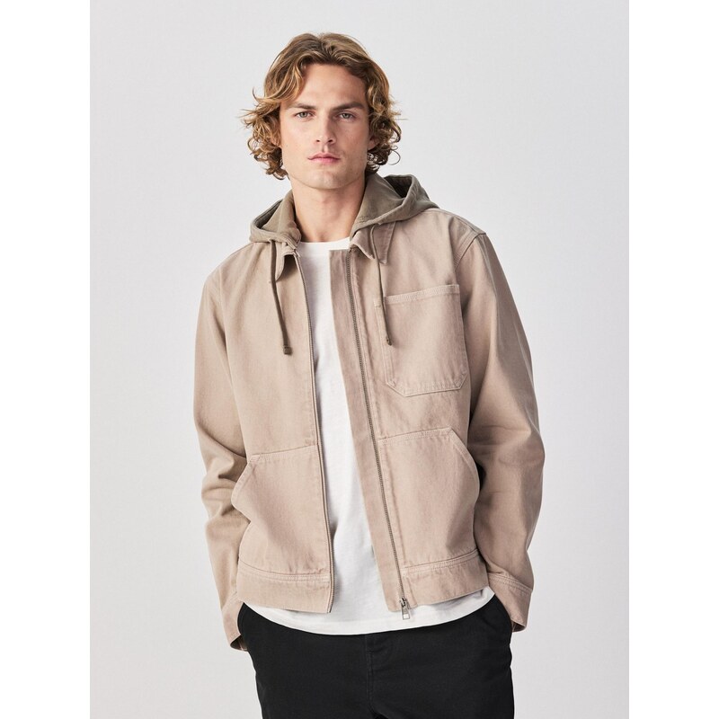 Next Prechodná bunda tmavošedá 68299146