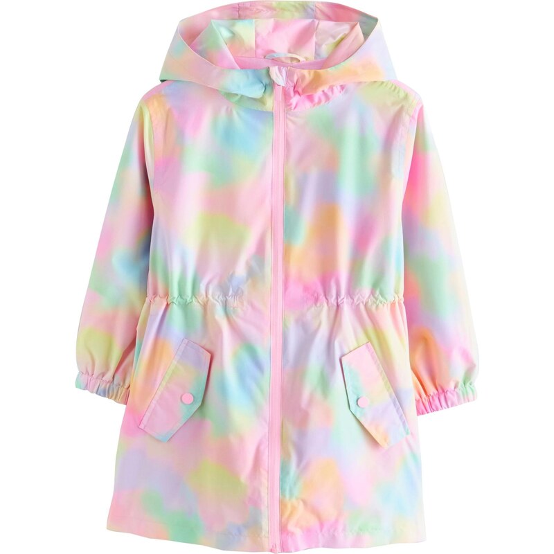 Next Kabát tyrkysová / žltá / svetlooranžová / svetloružová 68299187