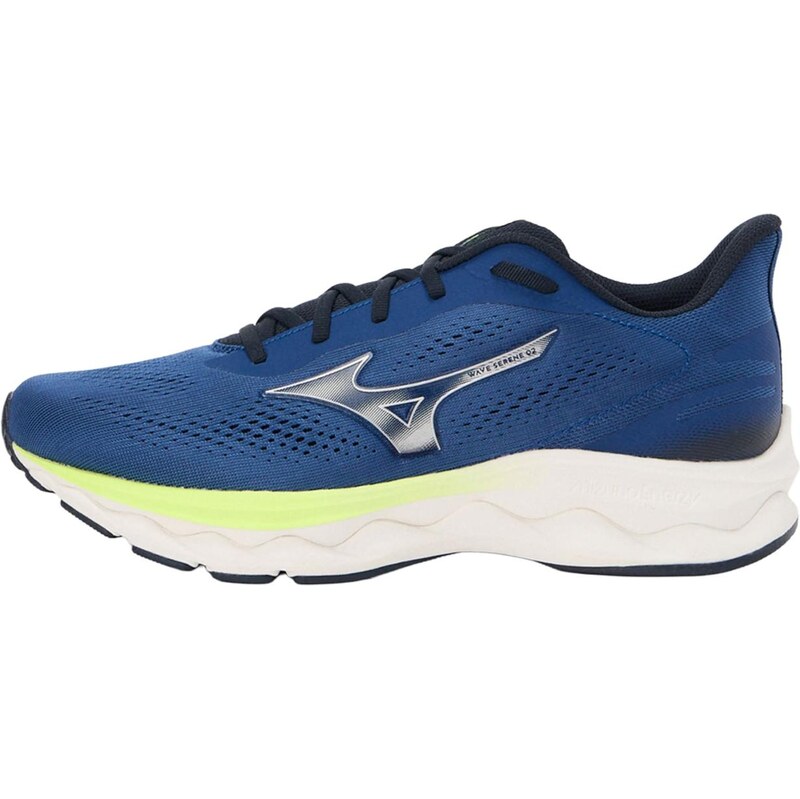 MIZUNO Bežecká obuv WAVE SERENE 2(M) modrá / neónovo zelená / biela 68299245