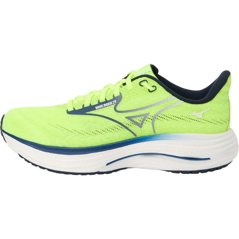 MIZUNO Bežecká obuv WAVE RIDER tmavomodrá / limetková / biela 68299246