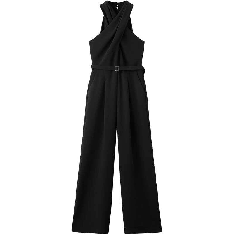 MANGO Overal Jane čierna 68299110