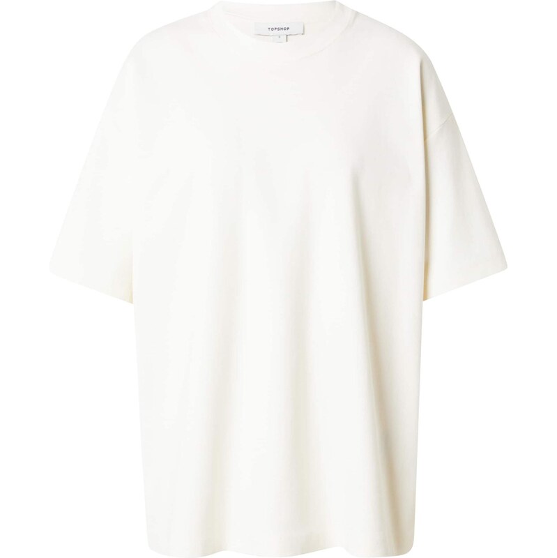 TOPSHOP Oversize tričko VICTORIA slonová kosť 68299399
