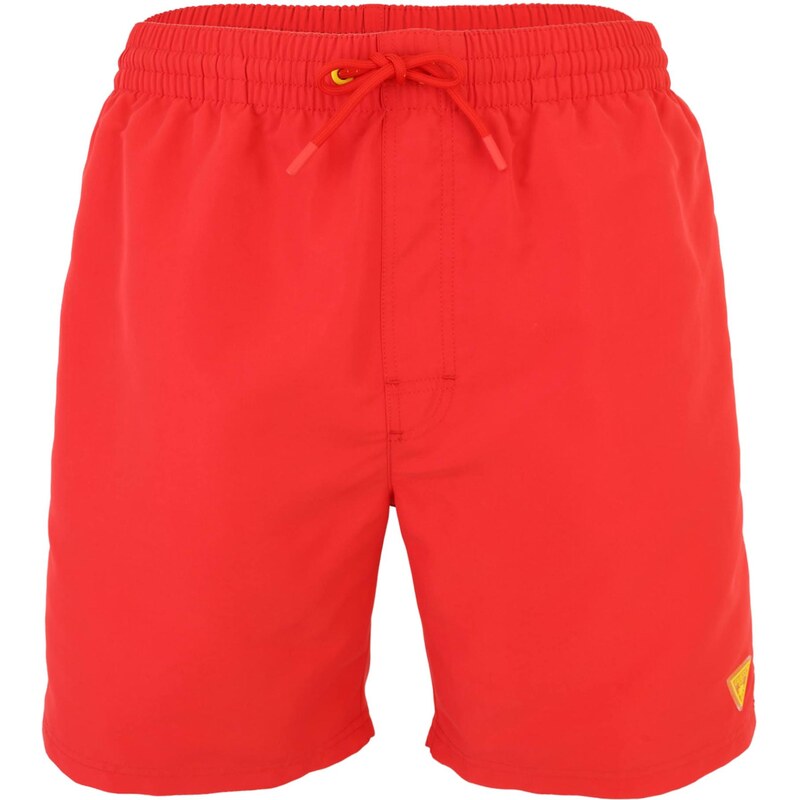 GUESS Plavecké šortky neónovo červená 68299391