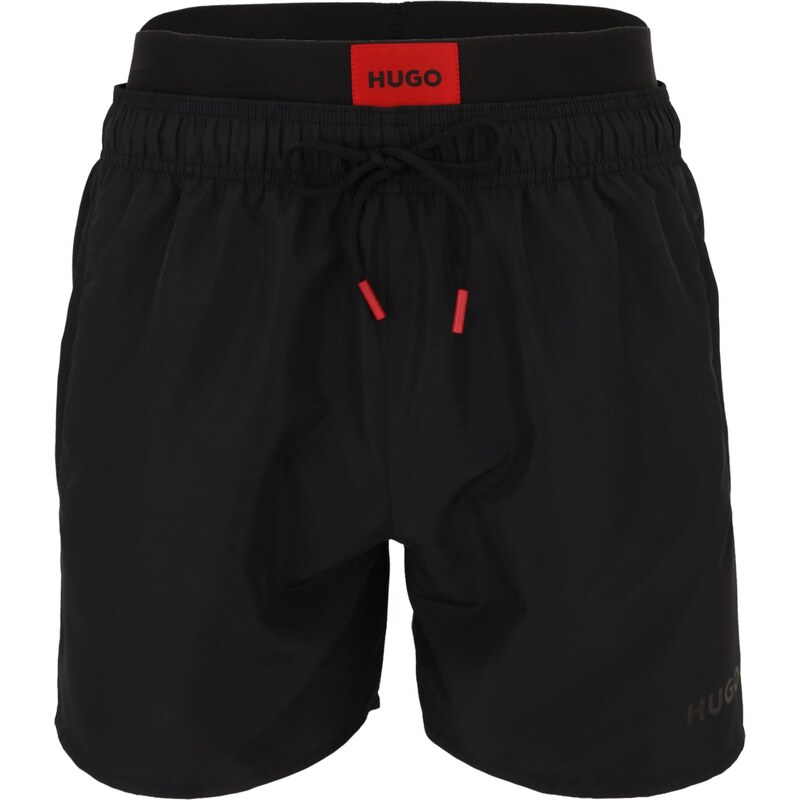 HUGO Plavecké šortky GALAXY čierna 68299392