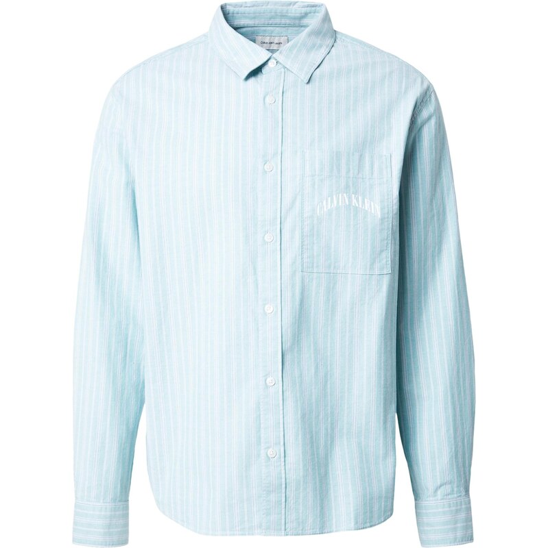 Calvin Klein Jeans Košeľa svetlozelená / biela 68299417