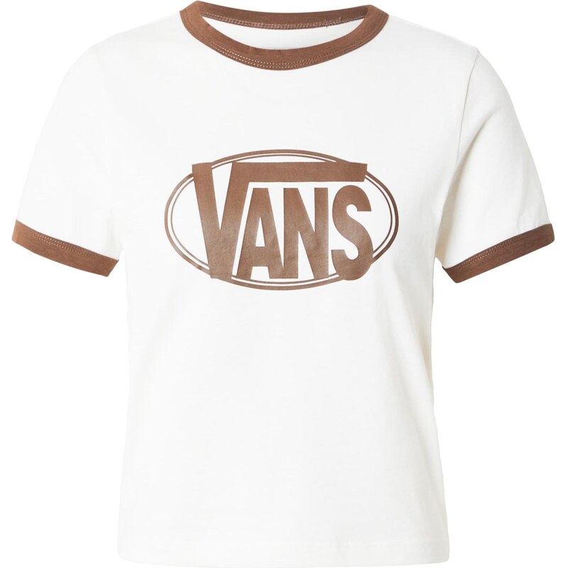 VANS Tričko slonová kosť / čokoládová 68299443