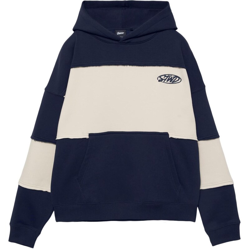 Pull&Bear Mikina STWD COMMUNITY EAST nebielená / námornícka modrá 68299319