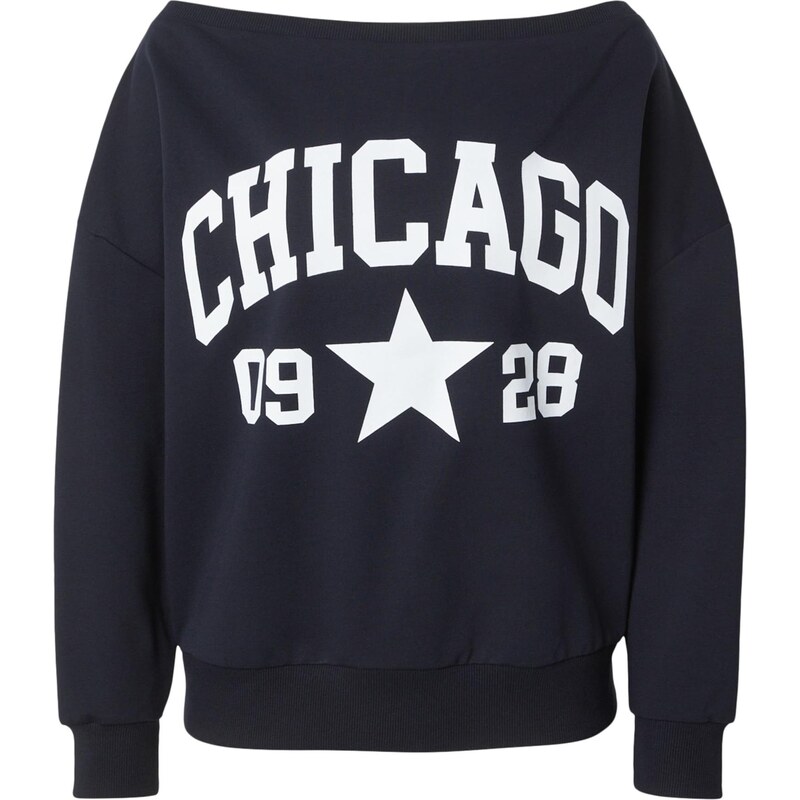 ABOUT YOU Mikina Ilona námornícka modrá / biela 68299538