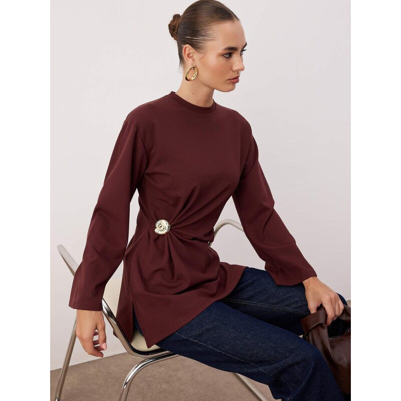 Trendyol Tričko rubínová 68299654