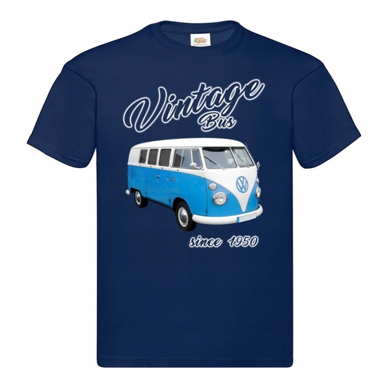 Fruit of the Loom Drive Collection - Vintage Bus 1950 (tričko) 68298085