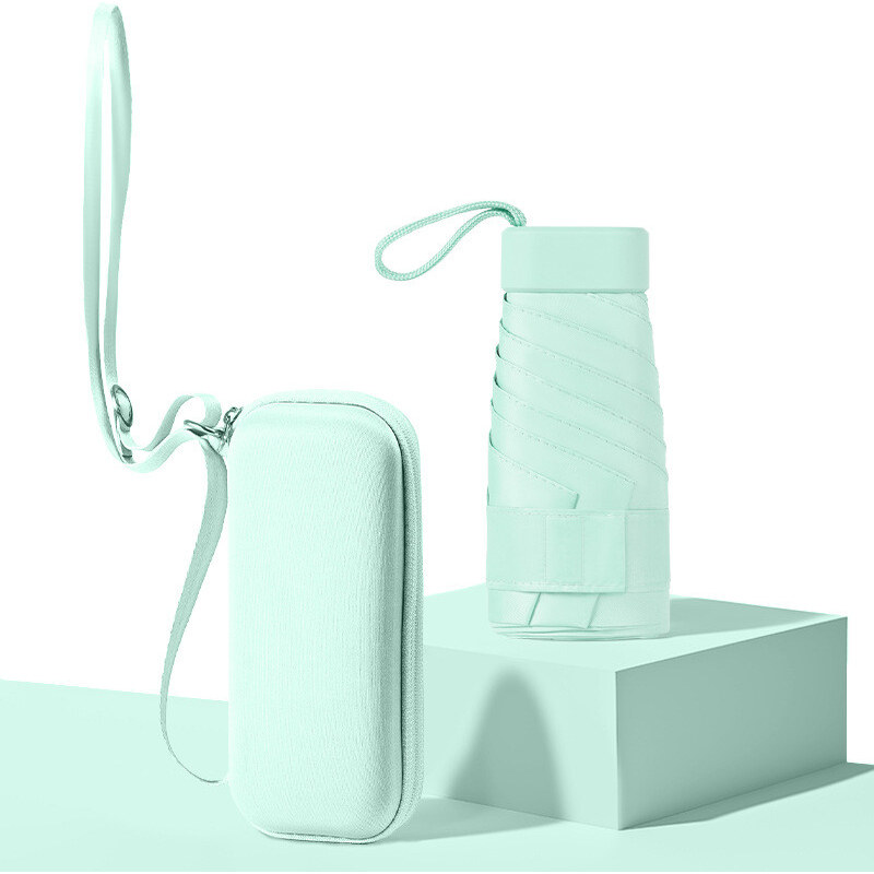 Shimia Skladací mini dáždnik do kabelky Mint green 68299903