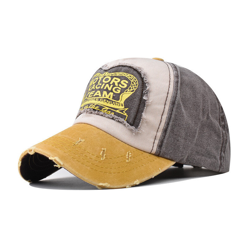 EDIKO Bavlnená šiltovka Motors Racing TEAM Žltá 68299907